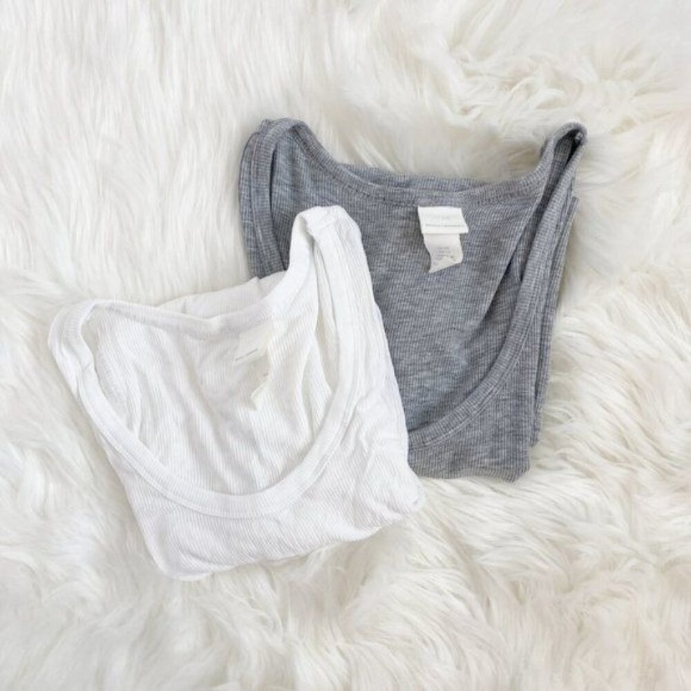 Bundle of Two H&M Ribbed Tank Tops